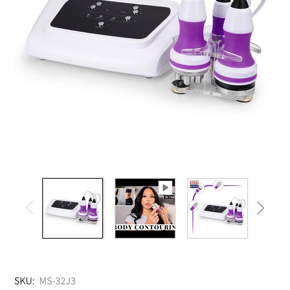 Purple and White Body Contouring Machine